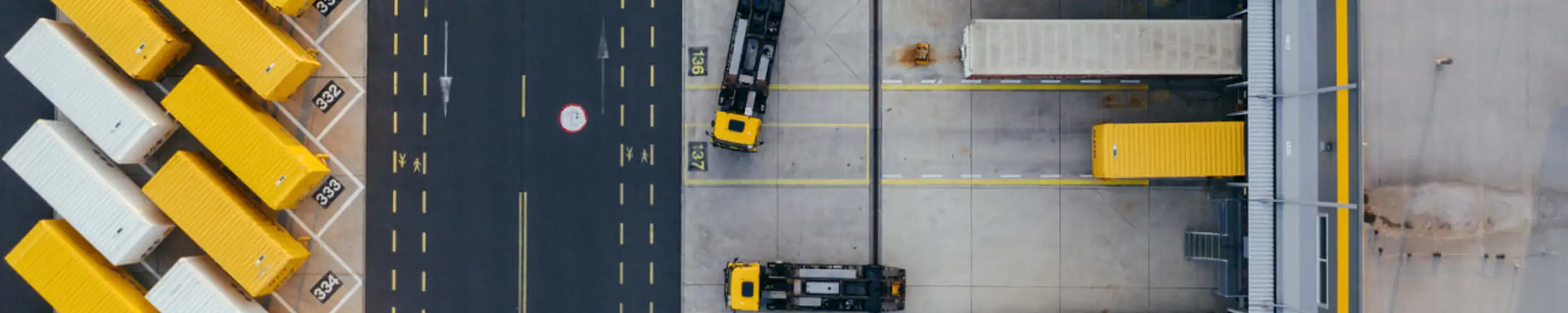 trucks carrying storage containers